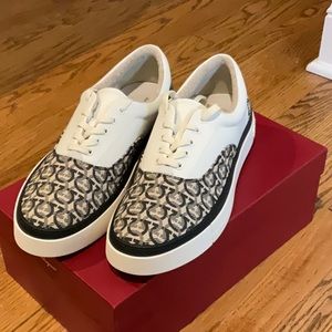 FERRAGAMO BRAND NEW MENS RIPLEY SNEAKERS